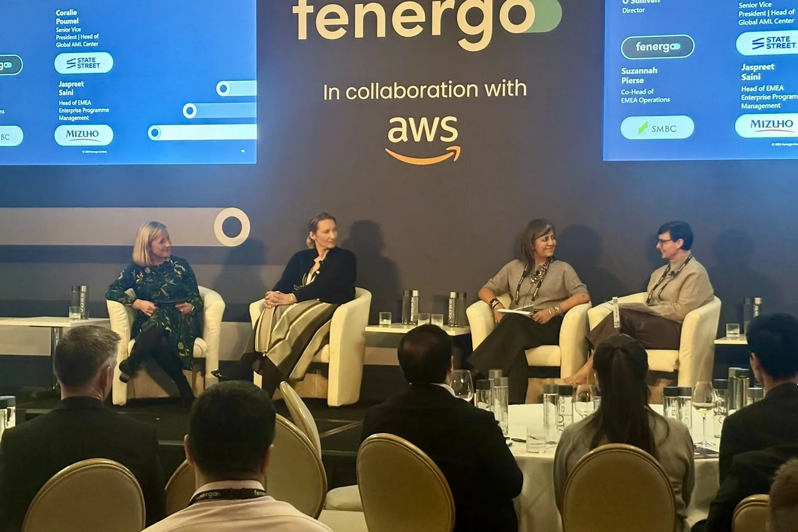 Sinead O'Sullivan hosting a panel session